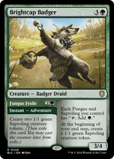 Brightcap Badger / Fungus Frolic - Magic: The Gathering - MoxLand